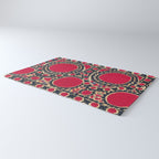 Tashkent Uzbekistan Central Asian Suzani Embroidery Print Rug Gallery Image 3