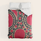 Tashkent Uzbekistan Central Asian Suzani Embroidery Print Comforter Gallery Image 6