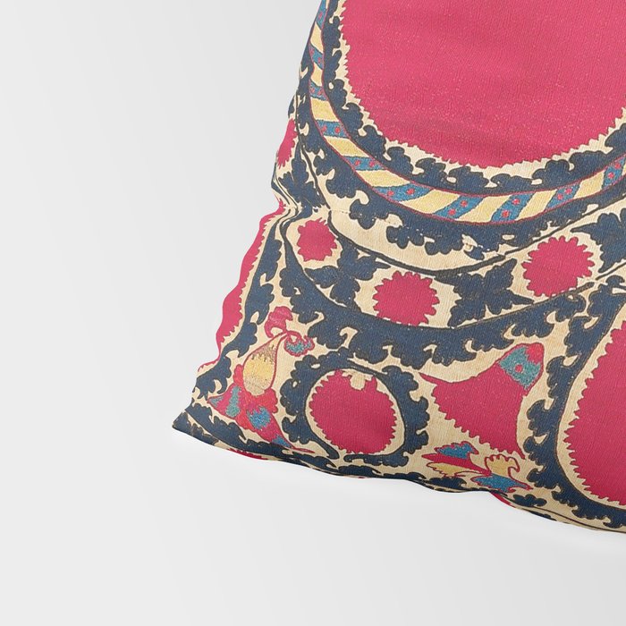 Tashkent Uzbekistan Central Asian Suzani Embroidery Print Pillow Sham Gallery Image 4