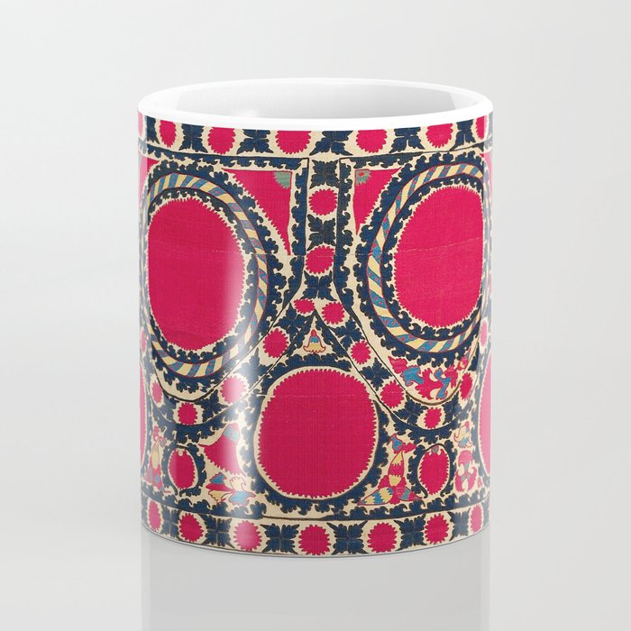 Tashkent Uzbekistan Central Asian Suzani Embroidery Print Coffee Mug Gallery Image 4
