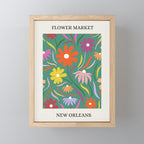 Flower Market, New Orleans Mini Art Print Gallery Image 1