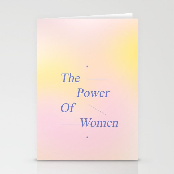 The Power Of Women Stationery Card Gallery Image 1