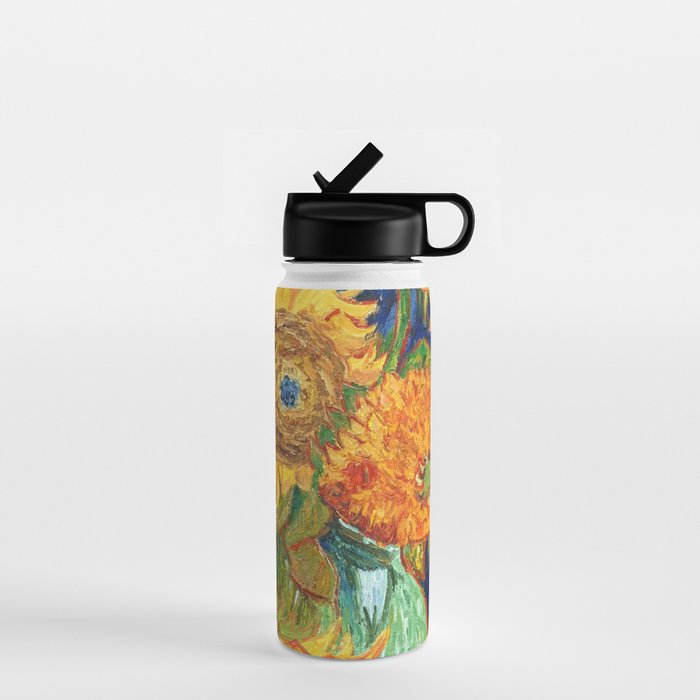 Van Gogh, Five Sunflowers 1888 Artwork Reproduction, Posters, Tshirts, Prints, Bags, Men, Women, Kid Water Bottle Gallery Image 1