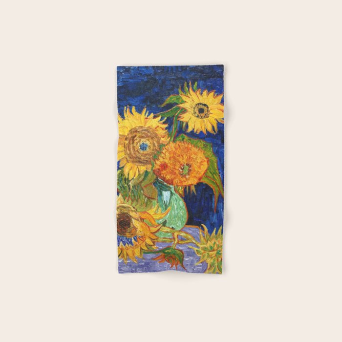 Van Gogh, Five Sunflowers 1888 Artwork Reproduction, Posters, Tshirts, Prints, Bags, Men, Women, Kid Towels Gallery Image 1