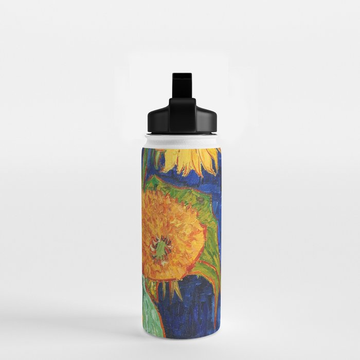 Van Gogh, Five Sunflowers 1888 Artwork Reproduction, Posters, Tshirts, Prints, Bags, Men, Women, Kid Water Bottle Gallery Image 2