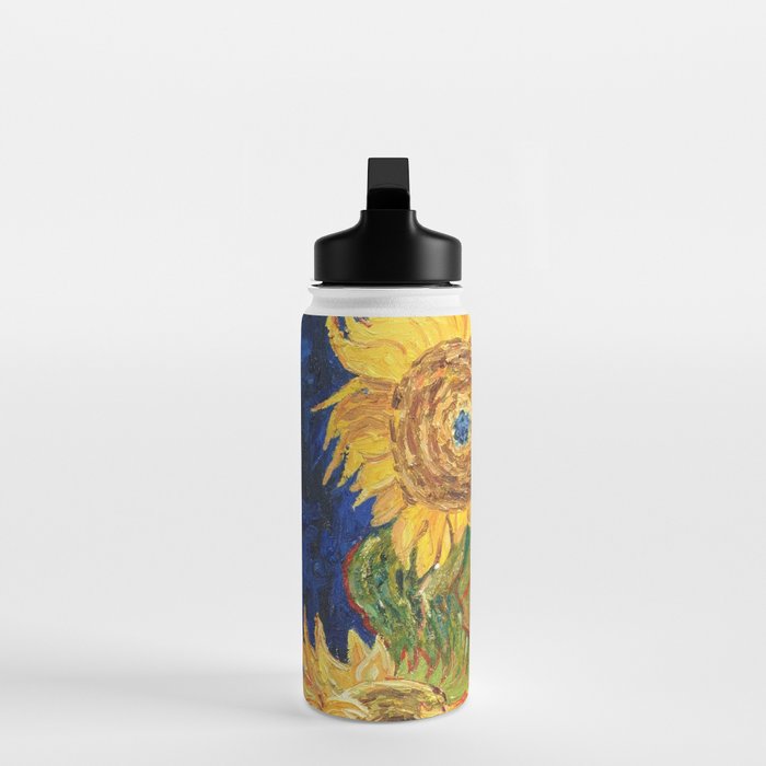 Van Gogh, Five Sunflowers 1888 Artwork Reproduction, Posters, Tshirts, Prints, Bags, Men, Women, Kid Water Bottle Gallery Image 3