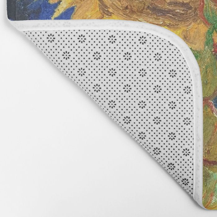 Van Gogh, Five Sunflowers 1888 Artwork Reproduction, Posters, Tshirts, Prints, Bags, Men, Women, Kid Bath Mat Gallery Image 2