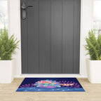 Pink skunk clownfish Welcome Mat Gallery Image 3