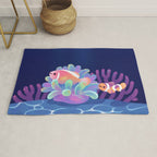 Pink skunk clownfish Rug Gallery Image 1