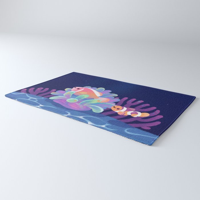 Pink skunk clownfish Rug Gallery Image 3