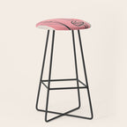 Abstract Face Line Art 02 Stool Gallery Image 1