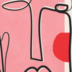 Abstract Face Line Art 02 Coffee Mug Gallery Image 2