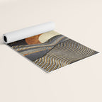 Gold & Silver Fields Yoga Mat Gallery Image 2
