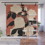 White Roses 4 Wall Mural Gallery Image 1
