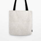  AEGEAN WIDE TICKING STRIPE JUTE Tote Bag Gallery Image 1