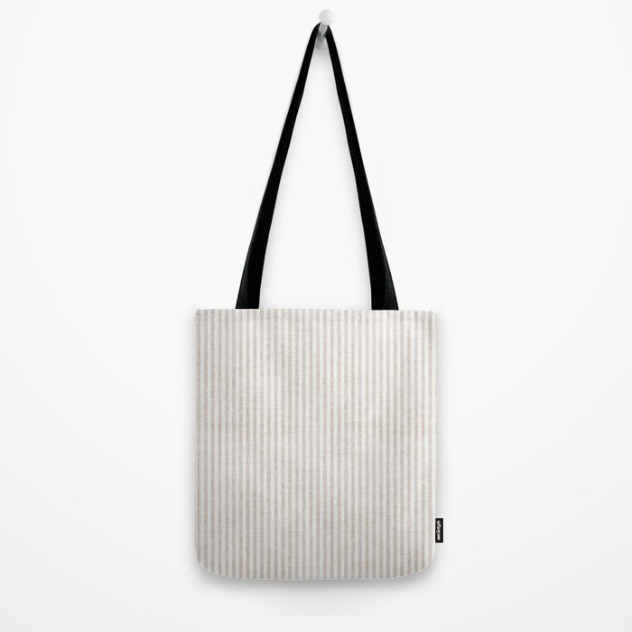  AEGEAN WIDE TICKING STRIPE JUTE Tote Bag Gallery Image 2