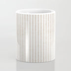  AEGEAN WIDE TICKING STRIPE JUTE Coffee Mug Gallery Image 4
