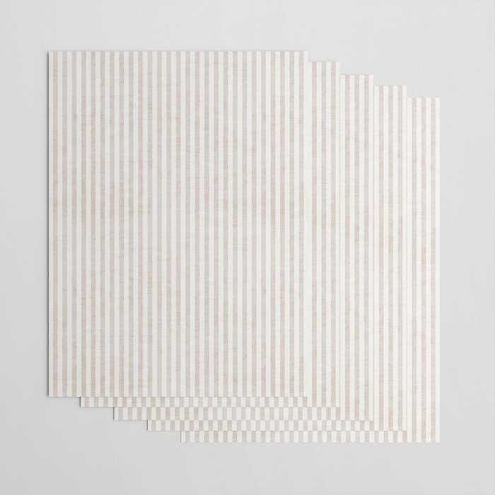  AEGEAN WIDE TICKING STRIPE JUTE Wrapping Paper Gallery Image 3