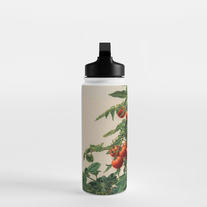 Japandi Wall Art Tomato Girl Summer Japanese Art Botanical Wall Art Sage Green Poster Maximalist Art Water Bottle Gallery Image 3