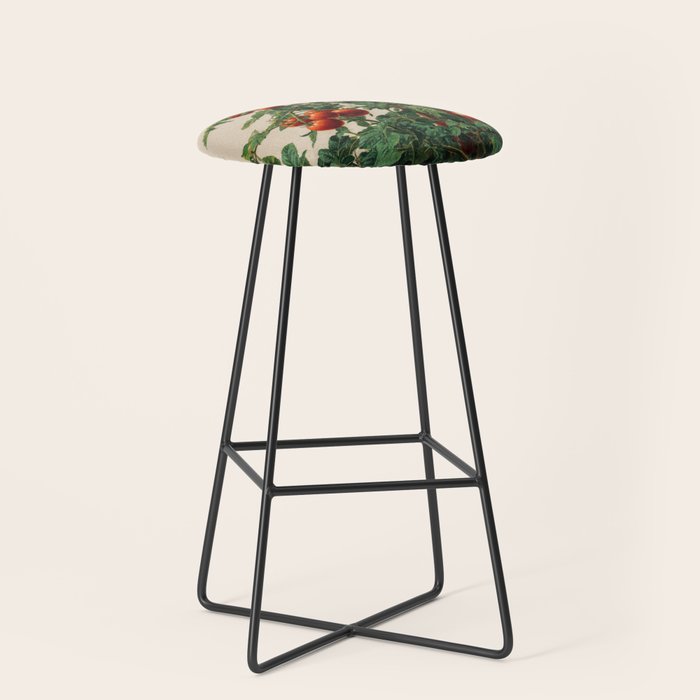 Japandi Wall Art Tomato Girl Summer Japanese Art Botanical Wall Art Sage Green Poster Maximalist Art Stool Gallery Image 1