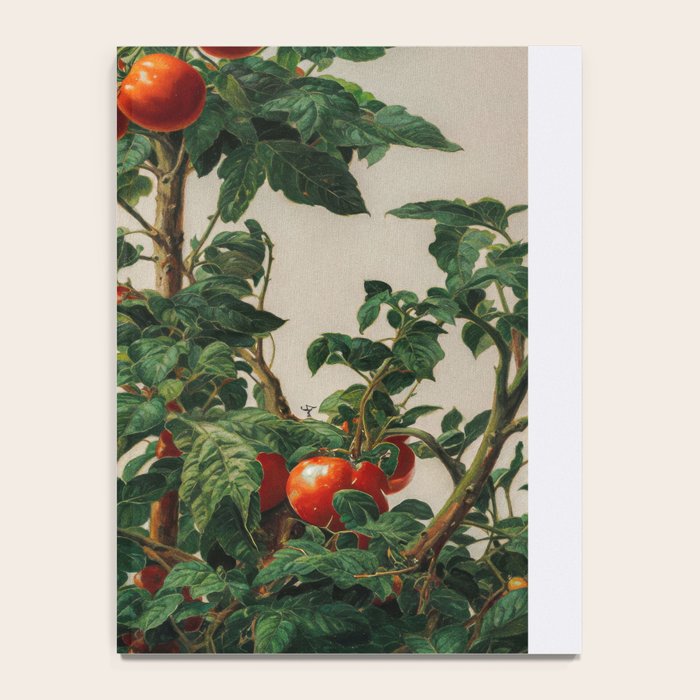 Japandi Wall Art Tomato Girl Summer Japanese Art Botanical Wall Art Sage Green Poster Maximalist Art Notebook Gallery Image 4