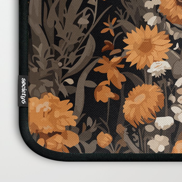 Bones and Blooms Skeleton Art Laptop Sleeve Gallery Image 3
