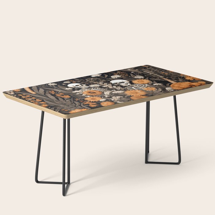 Bones and Blooms Skeleton Art Coffee Table Gallery Image 1