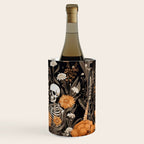 Bones and Blooms Skeleton Art Wine Chiller Gallery Image 3