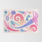 Ancient cephalopods Rug Gallery Image 2
