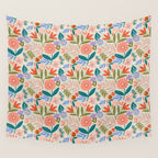 Happy Print  Wall Tapestry Gallery Image 4