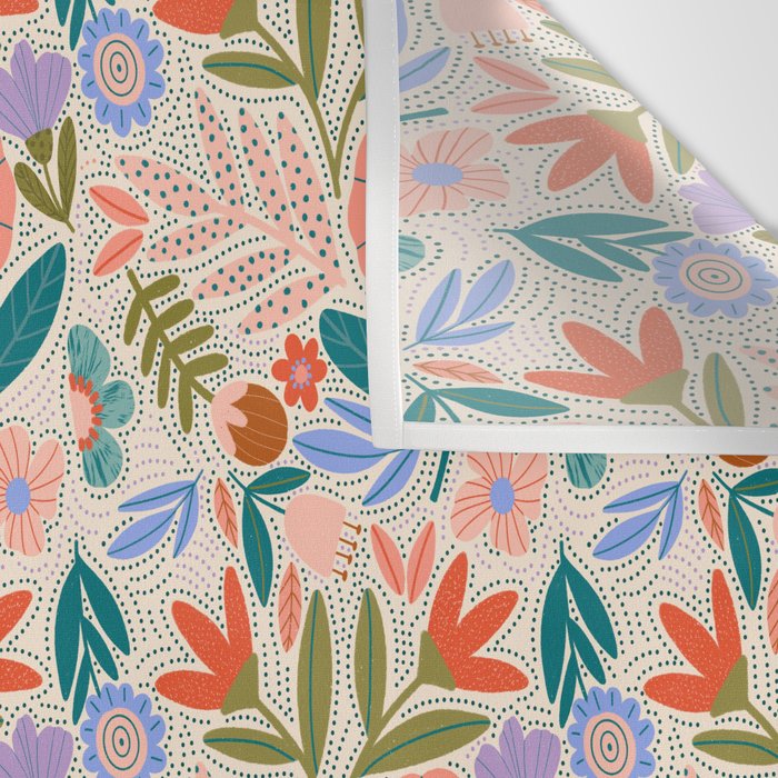Happy Print  Wall Tapestry Gallery Image 3