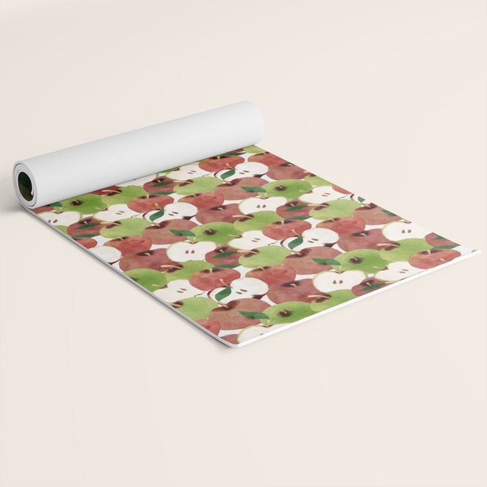 Still life of french apples Yoga Mat Gallery Image 2