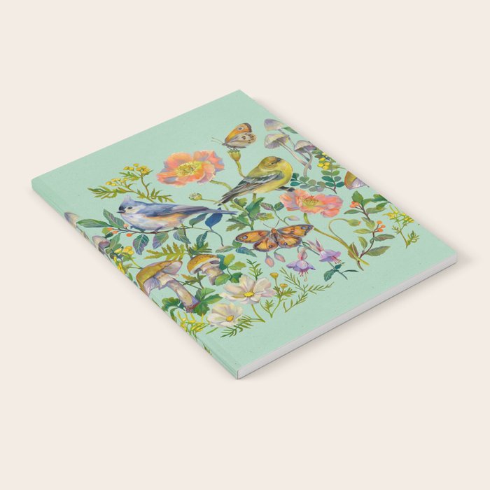 Flower Birds Garden Notebook Gallery Image 2