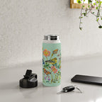 Flower Birds Garden Water Bottle Gallery Image 4