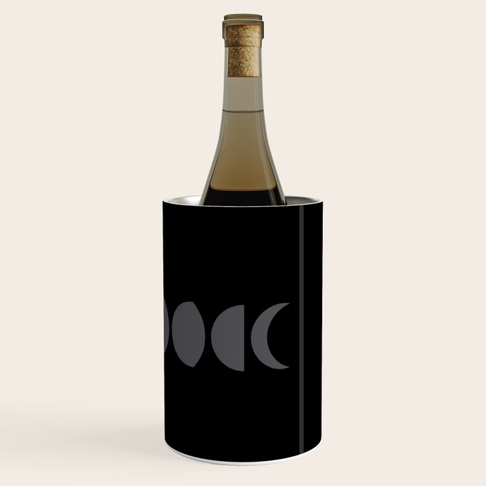 Minimal Moon Phases VII Wine Chiller Gallery Image 3