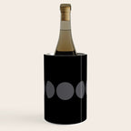 Minimal Moon Phases VII Wine Chiller Gallery Image 1