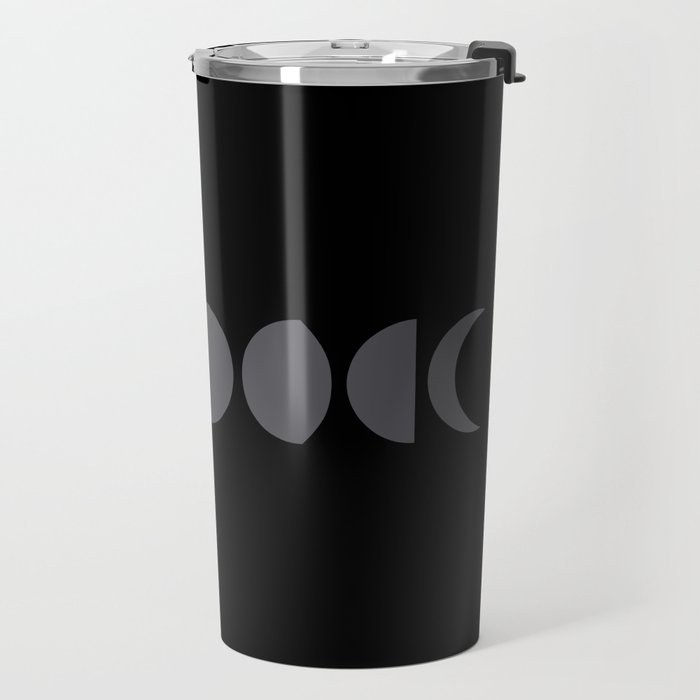 Minimal Moon Phases VII Travel Mug Gallery Image 2