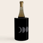 Minimal Moon Phases VII Wine Chiller Gallery Image 2
