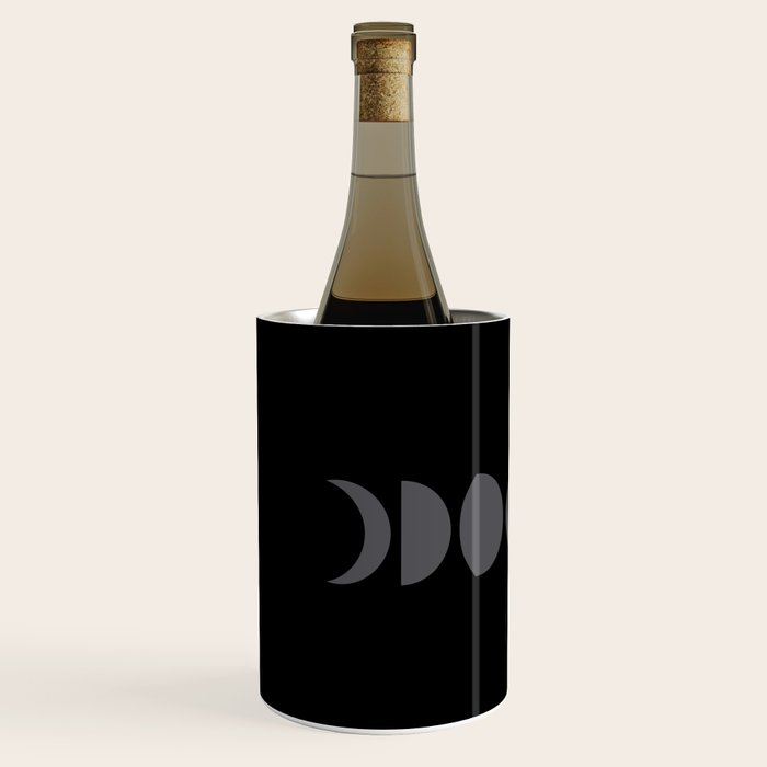 Minimal Moon Phases VII Wine Chiller Gallery Image 2