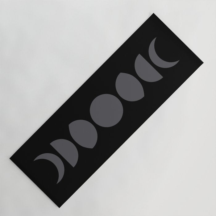 Minimal Moon Phases VII Yoga Mat Gallery Image 1