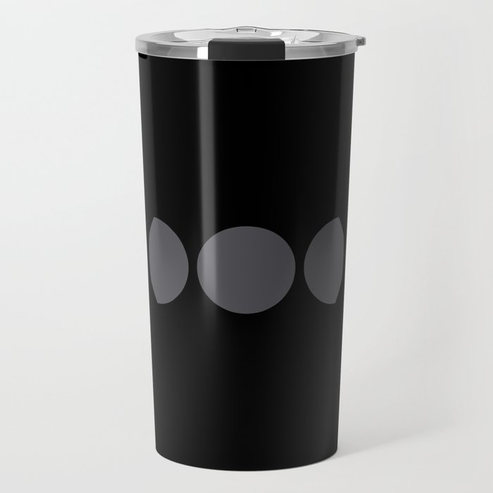 Minimal Moon Phases VII Travel Mug Gallery Image 1