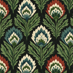Vintage Floral Tapestry Pattern Coffee Mug Gallery Image 2