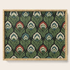 Vintage Floral Tapestry Pattern Serving Tray Gallery Image 1