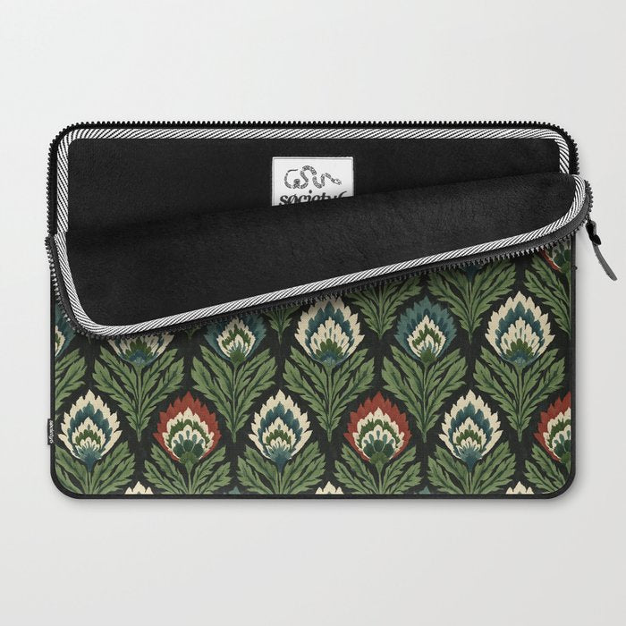 Vintage Floral Tapestry Pattern Laptop Sleeve Gallery Image 2