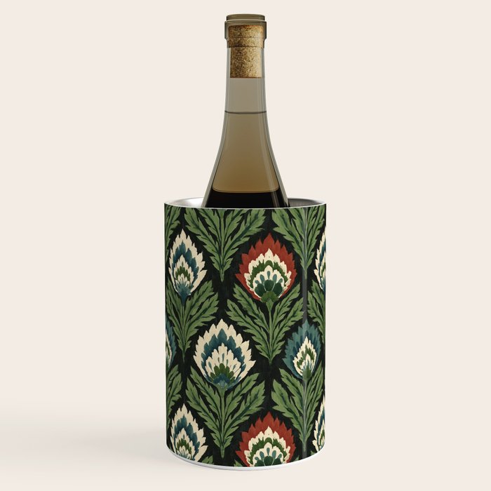 Vintage Floral Tapestry Pattern Wine Chiller Gallery Image 2