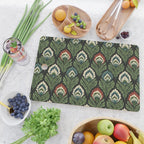 Vintage Floral Tapestry Pattern Cutting Board Gallery Image 2