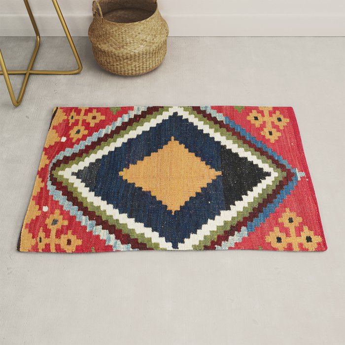 Qashqa'i Nomad Fars Southwest Persian Bag Print Rug Gallery Image 1