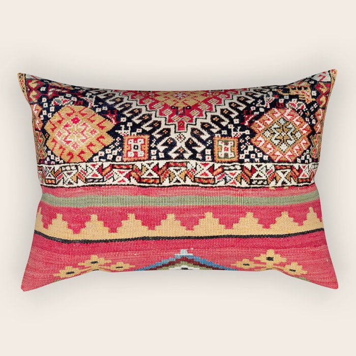Qashqa'i Nomad Fars Southwest Persian Bag Print Rectangular Pillow Gallery Image 2