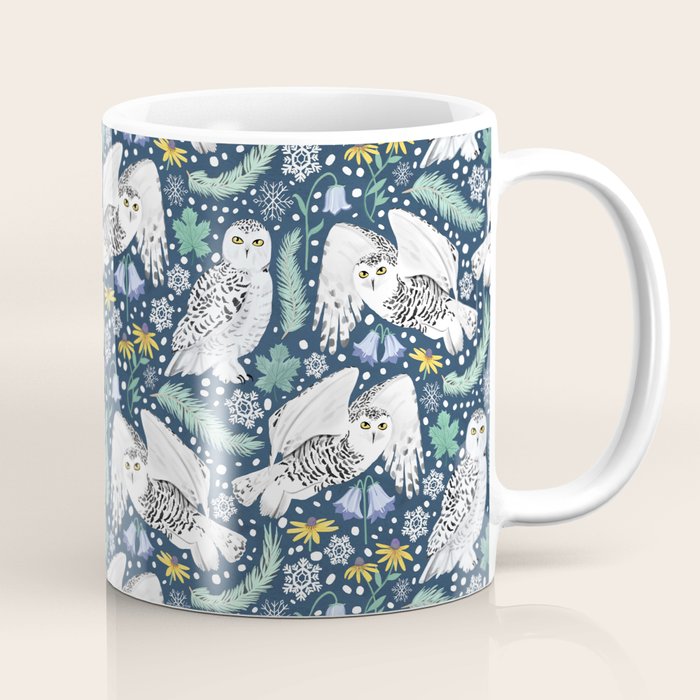 Snowy Owls on a Snowy Eve Coffee Mug Gallery Image 1