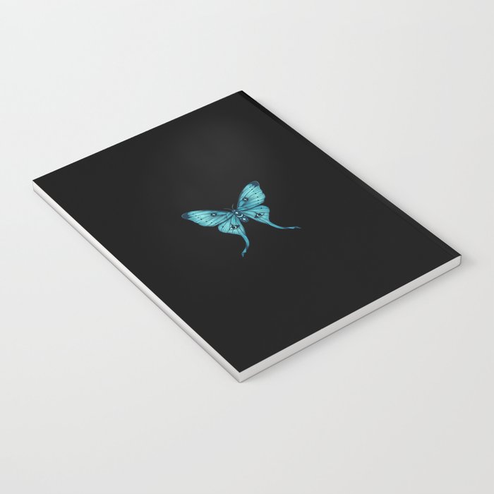 Mystical Luna Moth - Turquoise Notebook Gallery Image 3